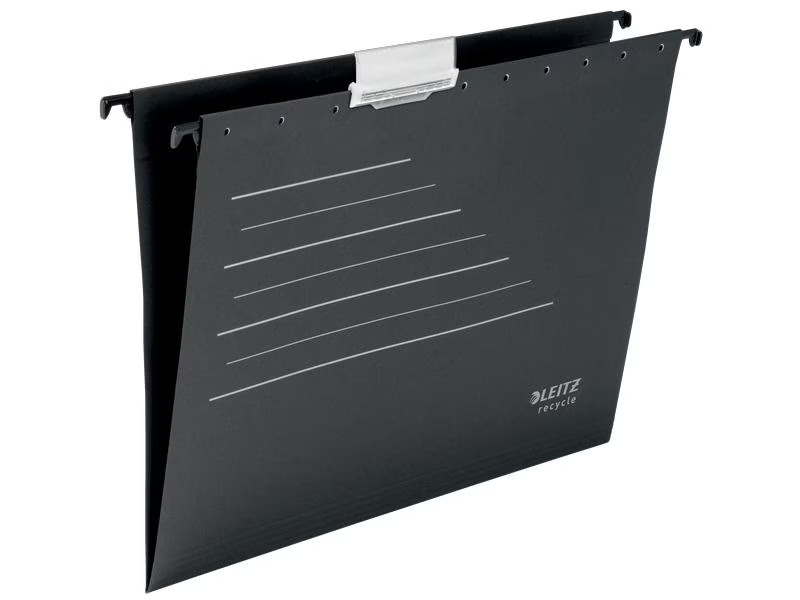 Leitz Hängeregister ALPHA Recycle Schwarz, 10 Stück