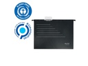 Leitz Hängeregister ALPHA Recycle Schwarz, 10 Stück