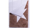 Ridder Badteppich Star 60 x 90 cm, Grau/Weiss