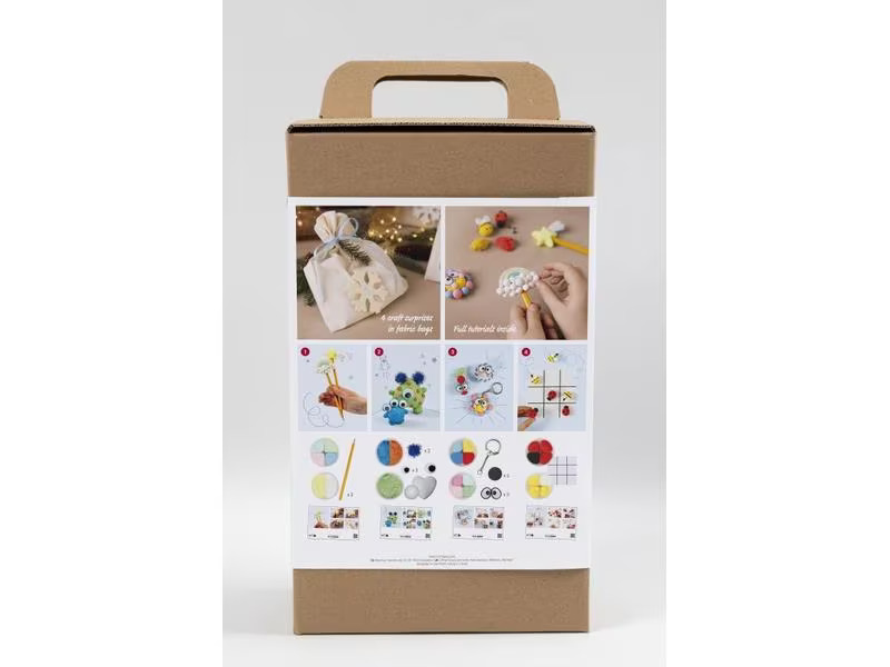 Creativ Company Adventskalender Bastelset Modellieren, 4 Stück