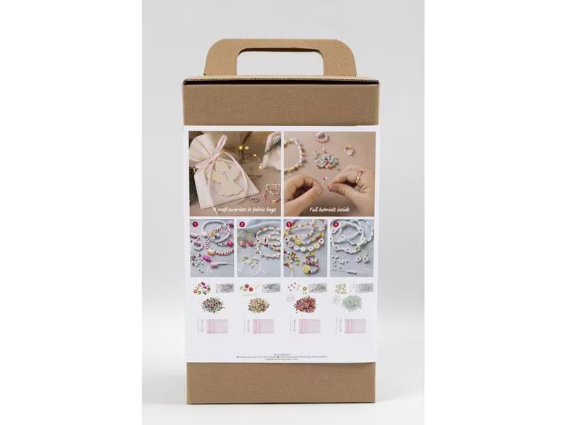 Creativ Company Adventskalender Bastelset Schmuck, 4 Stück