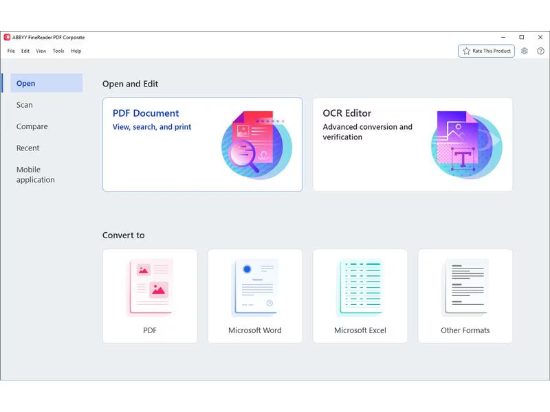 ABBYY FineReader PDF Standard GOV, Subs., RemoteUser, 5-25 U, 1y