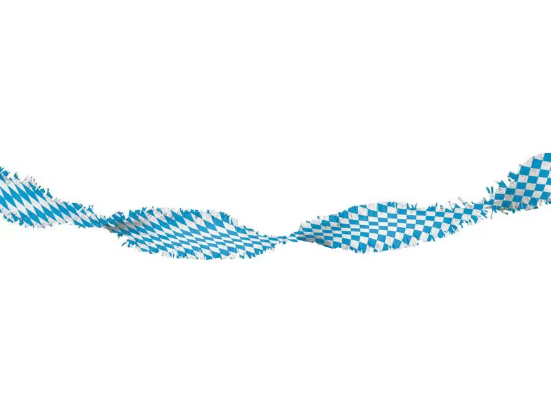 Folat Girlande Oktoberfest 6 m, Blau/Weiss