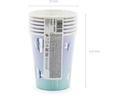 Partydeco Einwegbecher Narwal 220 ml, 6 Stück, Hellblau