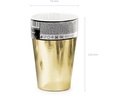 Partydeco Einwegbecher 220 ml, 6 Stück, Gold