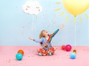 Partydeco Pinata Wolke, 50 x 32 x 9 cm, Weiss, 1 Stück