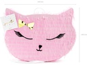 Partydeco Pinata Katze, 35 x 27 x 9 cm, Rosa, 1 Stück