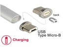 Delock USB-Kabel magnetisch Adapter, USB Micro-B Stecker ohne Kabel