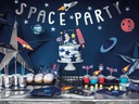 Partydeco Papierdekoration Kosmos 5 Stück