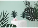 Partydeco Kuchen-Topper Aloha Ananas 6 Stück, Grün