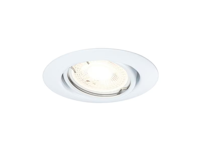 Paulmann Einbauspot LED Base Basisset, GU10, 10 x 10W, Weiss