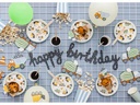 Partydeco Kuchen-Topper Baufahrzeuge 6 Stück, Mehrfarbig
