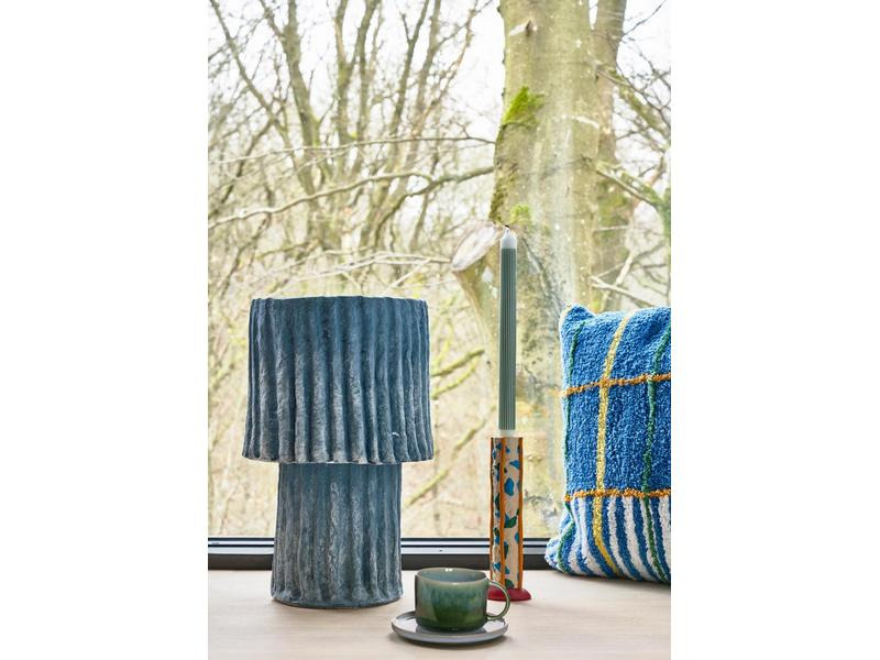 Villa Collection Kissen Styles 45 x 45 cm, Blau/Mehrfarbig