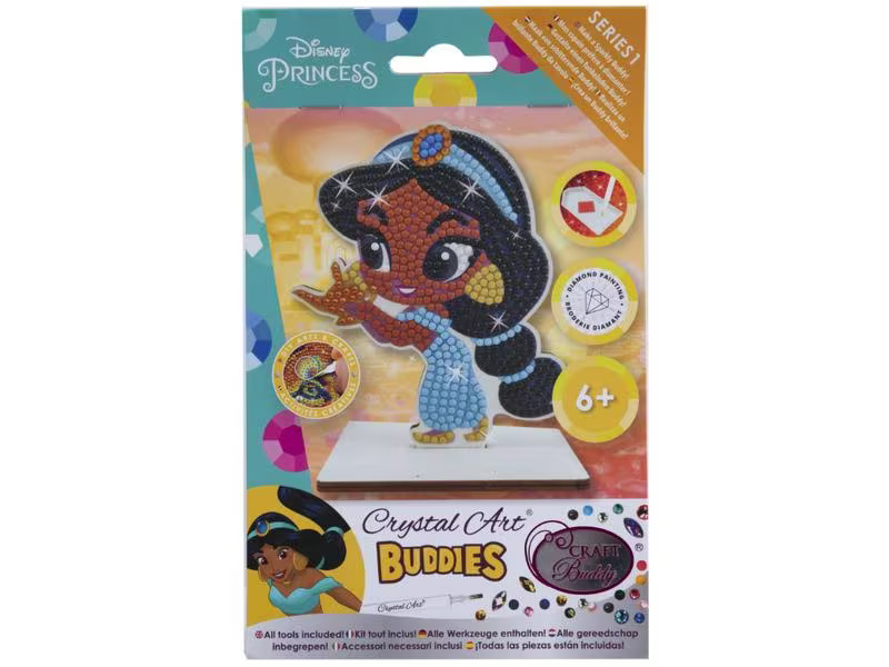 CRAFT Buddy Bastelset Crystal Art Buddies Jasmine Figur