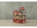 Schou Faltbox 50 x 33 x 20 cm, Rotbraun