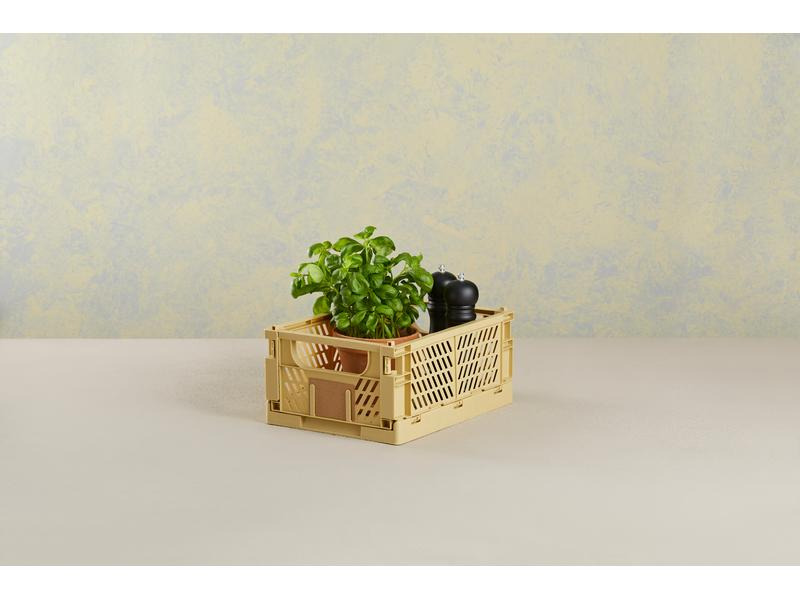 Schou Faltbox 33 x 24.5 x 15 cm, Gelb
