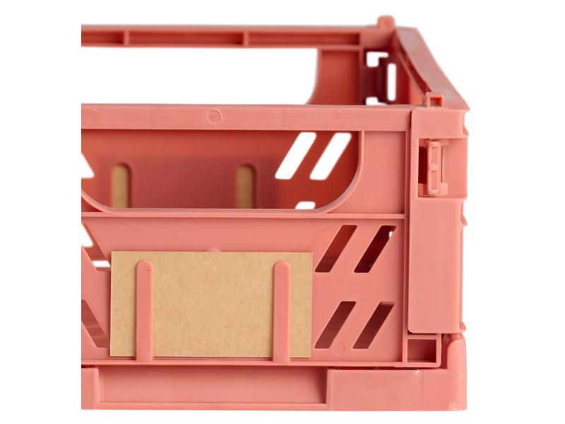 Schou Faltbox 25 x 16.5 x 10 cm, Rotbraun