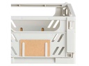Schou Faltbox 17 x 12.5 x 7 cm, 2 Stück, Hellgrau