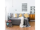 relaxdays Sitz- und Aufbewahrungshocker Dunkelbraun