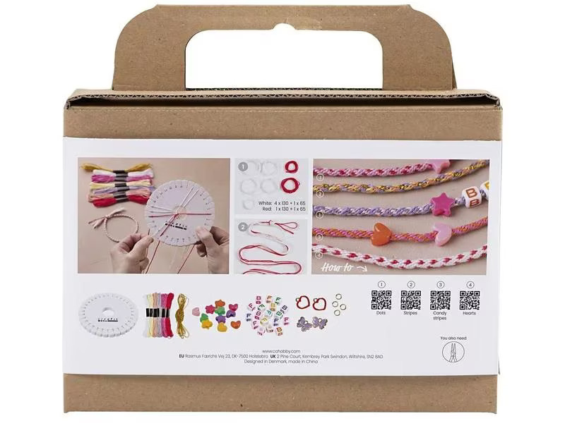 Creativ Company Schmuck Bastelset Mini Kreativ Mix Freundschaftsarmbänder