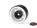 RC4WD Felgen Stamped Steel 1.0 Pro8 Beadlock Weiss, 4 Stück
