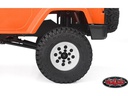 RC4WD Felgen Stamped Steel 1.0 Pro8 Beadlock Weiss, 4 Stück