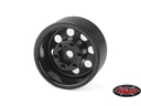 RC4WD Felgen Stamped Steel 1.0 Pro8 Beadlock Schwarz, 4 Stück