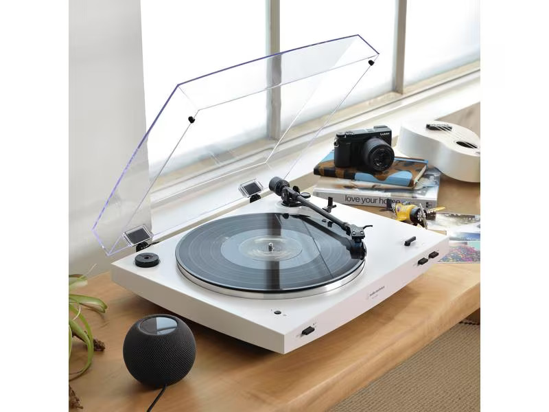 Audio-Technica Plattenspieler mit Bluetooth AT-LP3XBT Weiss