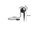 Paulmann Gartenspot Plug &amp; Shine Kikolo, 60°, 3000K, 7.2W, Anthrazit