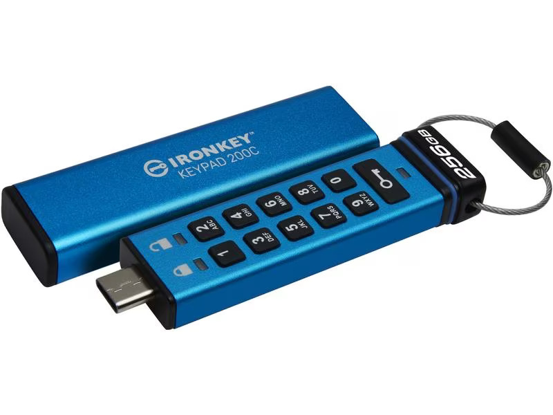Kingston USB-Stick IronKey Keypad 200C 256 GB