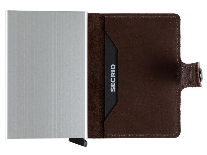 SECRID Portemonnaie Miniwallet Dark Brown