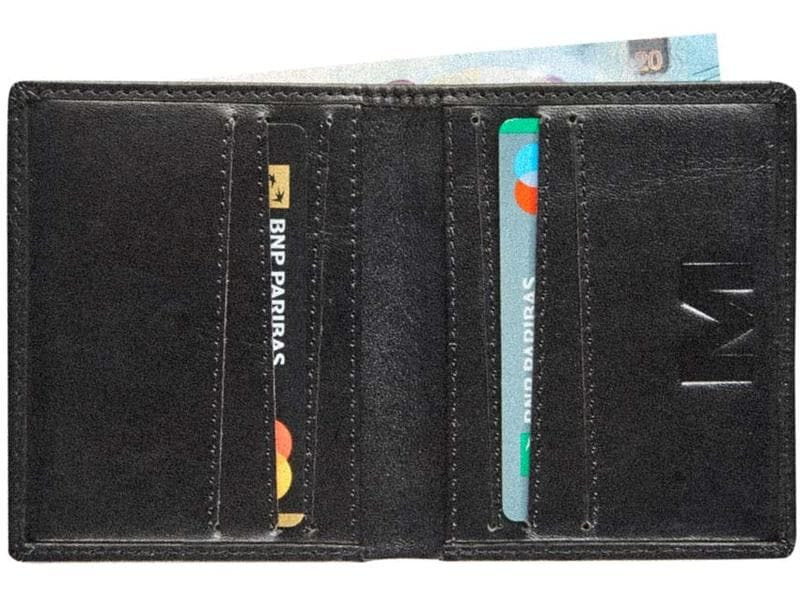 Maverick Portemonnaie All Black 8.5 x 10.2 cm