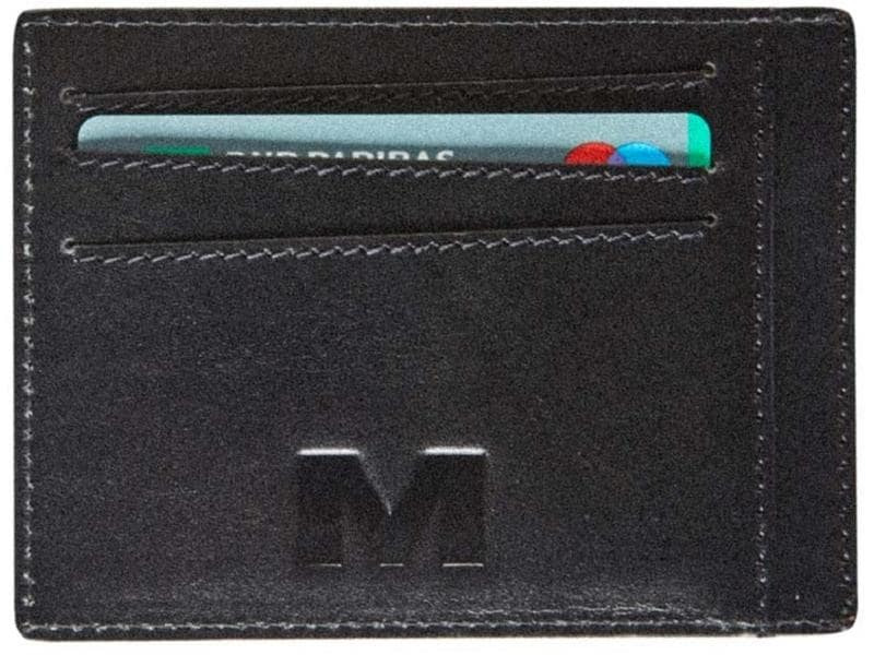 Maverick Portemonnaie All Black 11.5 x 8.7 cm, Schwarz