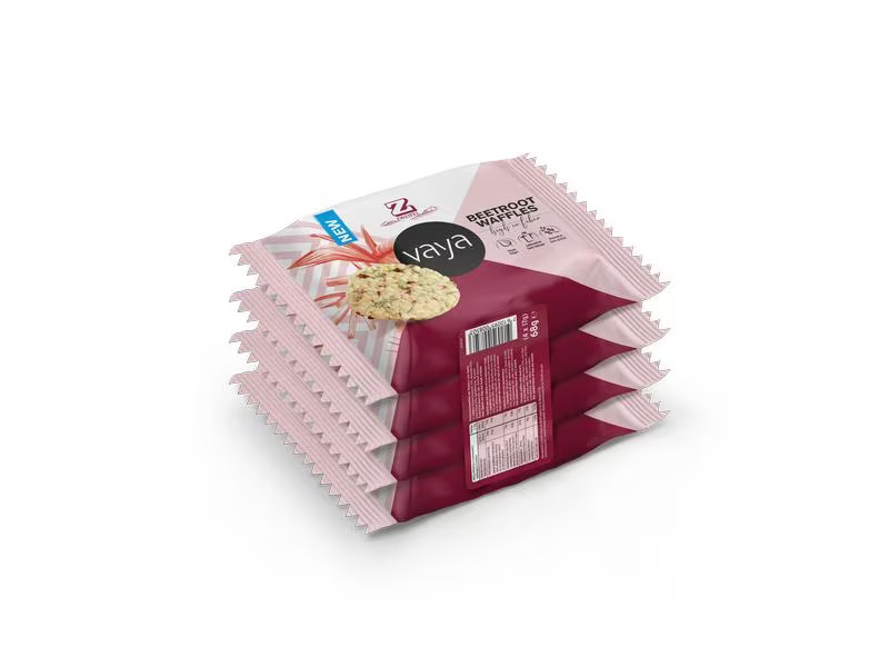 Zweifel Vaya Beetroot Waffles 4 x 17 g