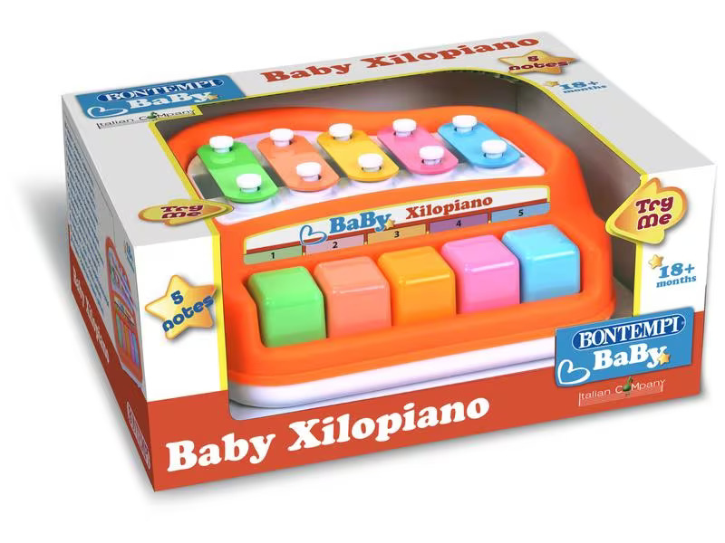 Bontempi Musikinstrument Baby Xylopiano mit 5 Noten