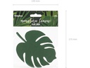 Partydeco Tischkarte Aloha Monstera 6 Stück