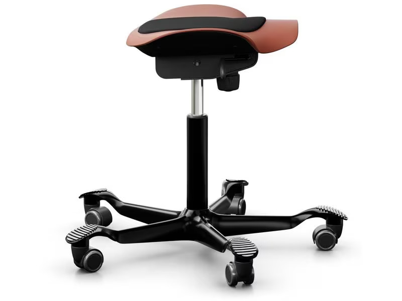 HÅG Steh- &amp; Sitz Hocker Capisco Puls 8001 Rosehip
