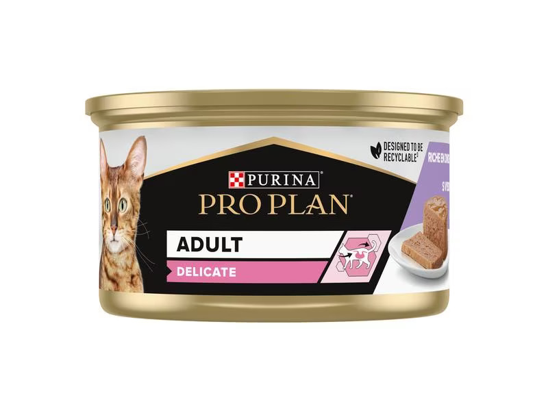 Purina Pro Plan Nassfutter Adult Delicate Truthahn, 85 g