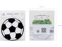 Partydeco Papierservietten Fussball 13.5 cm, 20 Stück