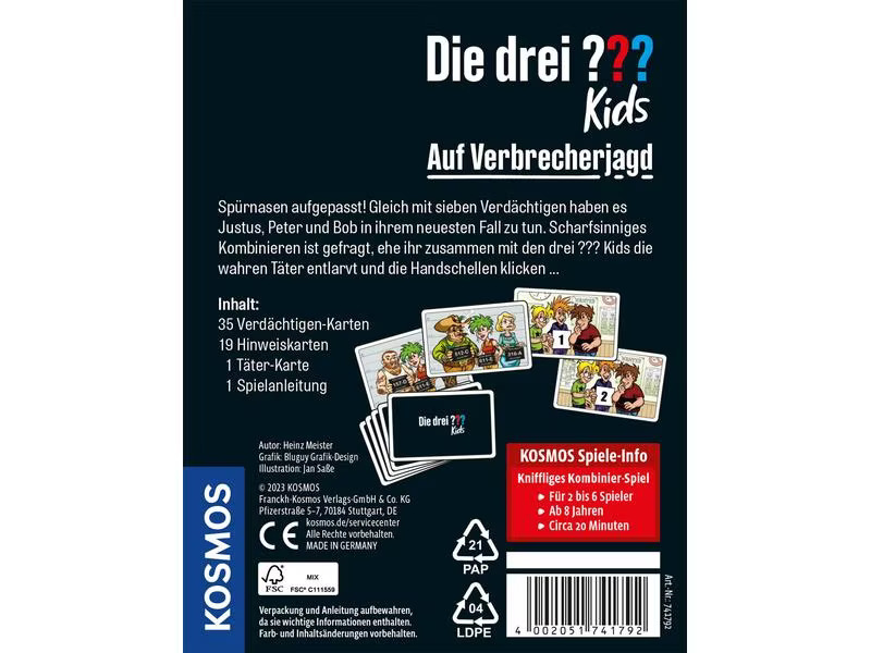 Kosmos Kinderspiel Die drei ??? Kids – Auf Verbrecherjagd