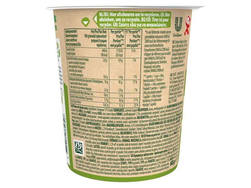 Knorr Fertiggericht Pasta Snack Creamy Pesto 68 g