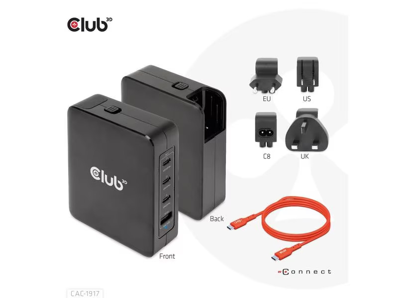 Club 3D USB-Wandladegerät CAC-1917