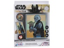CRAFT Buddy Bastelset Crystal Art Grogu &amp; Mando 21 x 25 cm