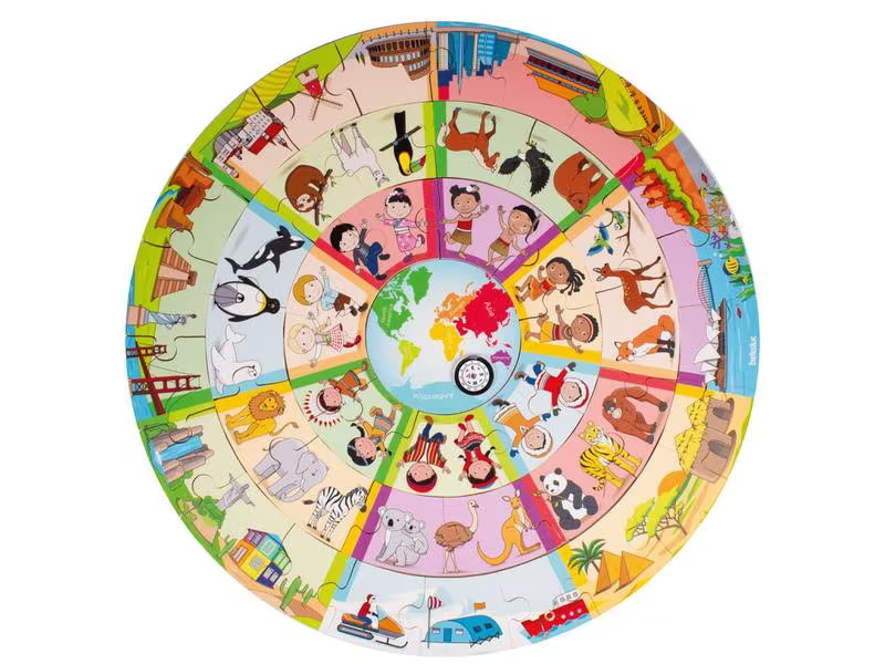 Beleduc XXL Puzzle Entdecke die Welt