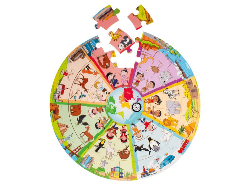 Beleduc XXL Puzzle Entdecke die Welt
