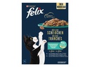 Felix Nassfutter Köstliche Scheibchen Fisch in Gelee, 10 x 80 g
