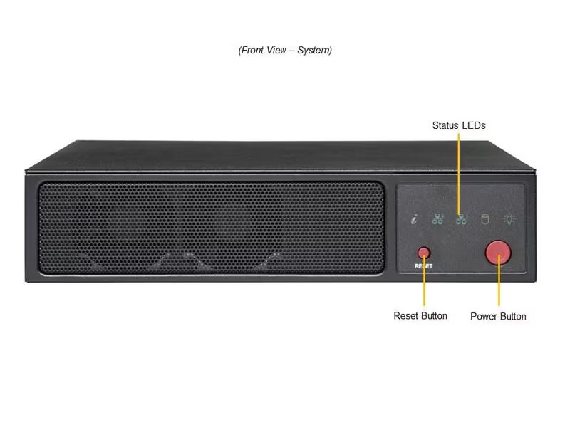 Supermicro Barebone IoT SuperServer SYS-E200-12A-8C