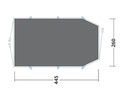 Outwell Zeltunterlage Footprint Starhill 4, 445 cm x 260 cm