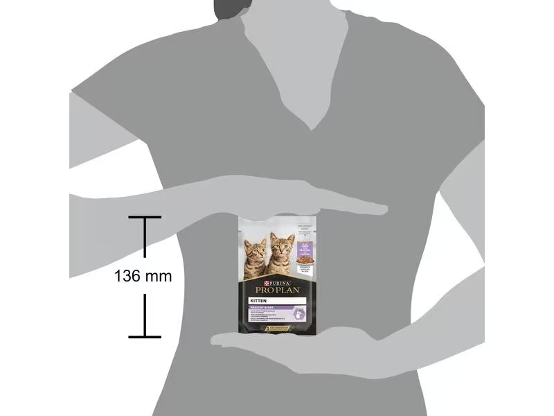 Purina Pro Plan Nassfutter Kitten Healthy Start Truthahn in Sauce, 85 g