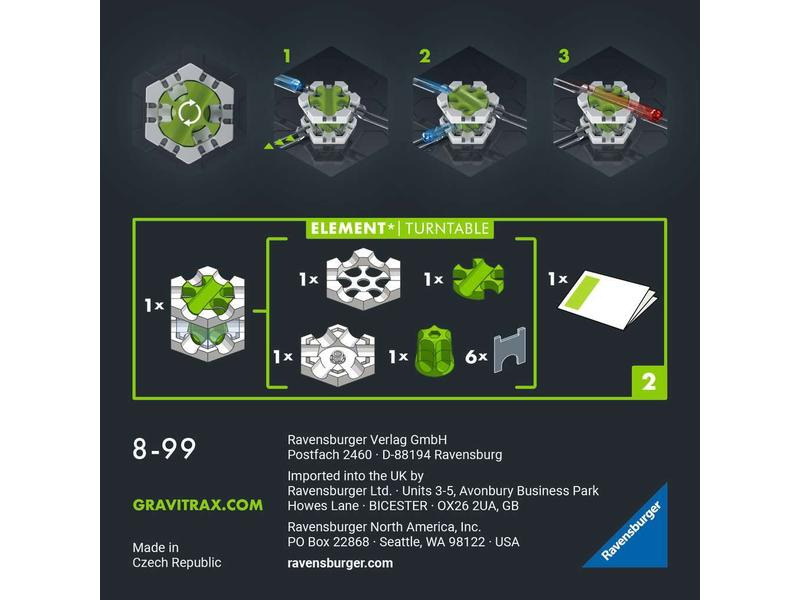 Ravensburger Kugelbahn Zubehör GraviTrax Pro Element Turntable